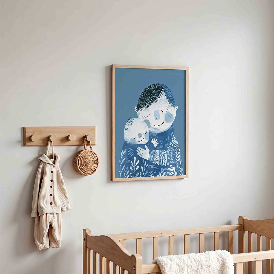 Ouder en kind Poster