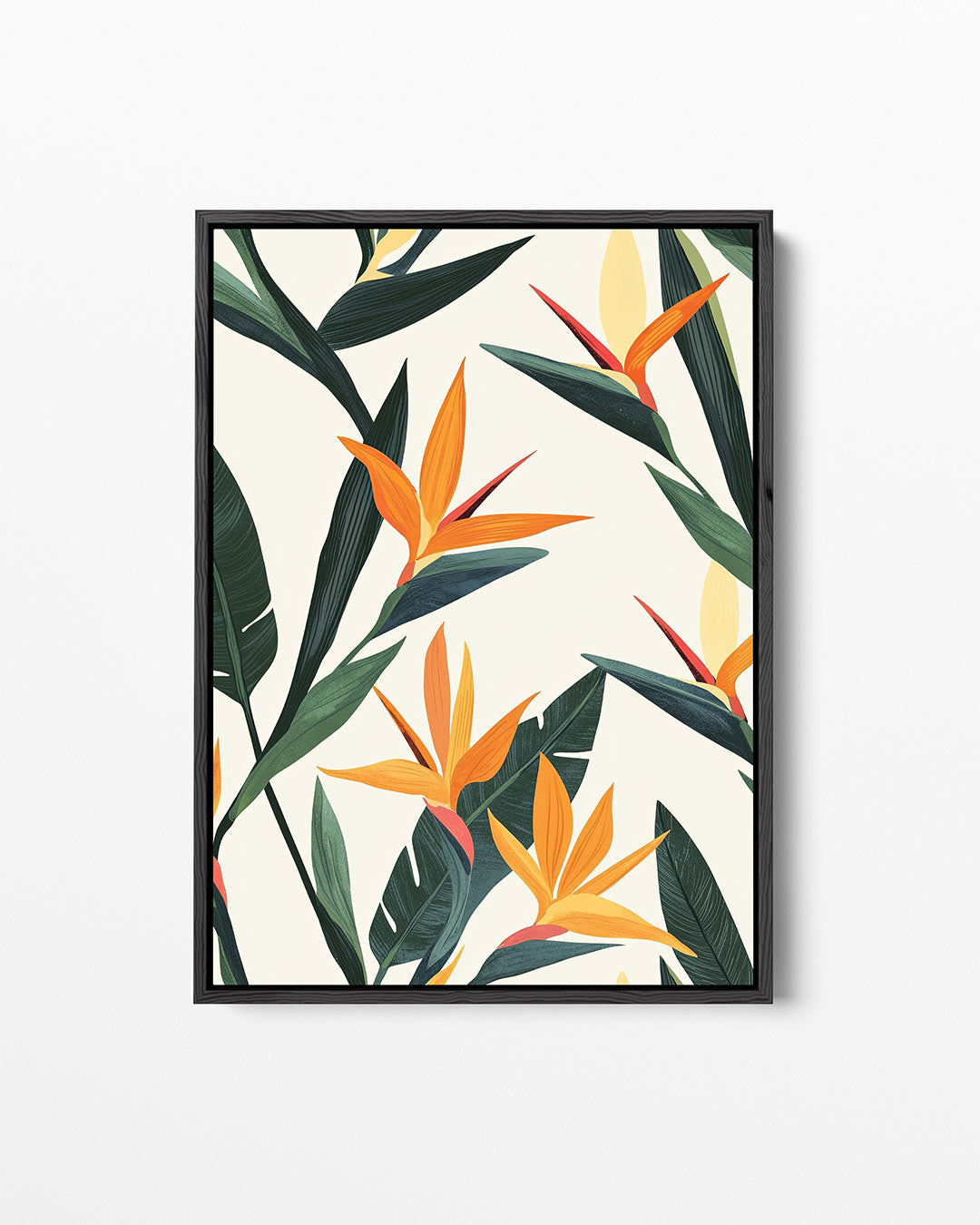 Tropische bloemen Kunstwerk