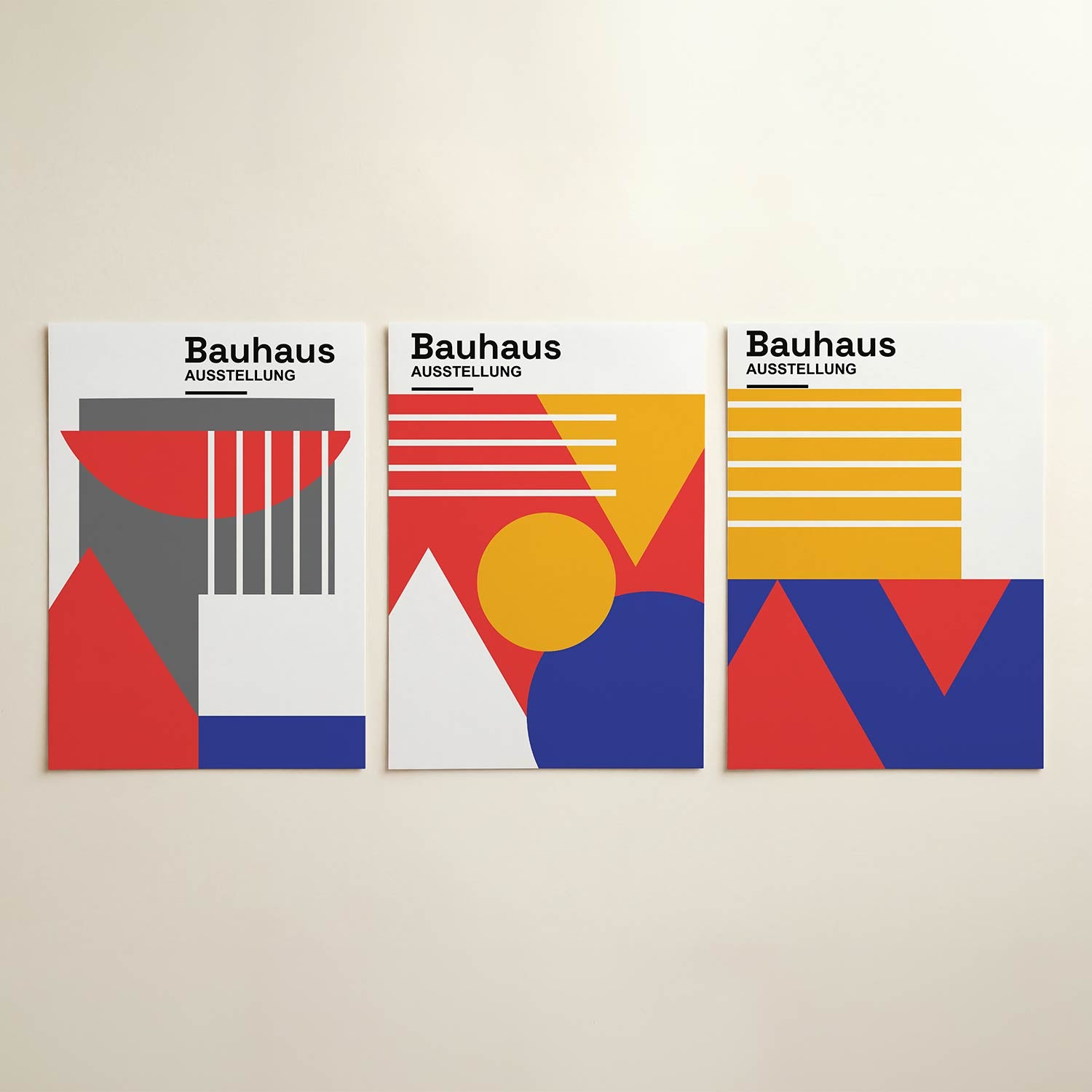 Kleur en lijnenspel Posterset