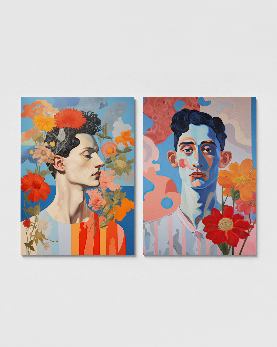 Bloemrijke harmonie Posterset