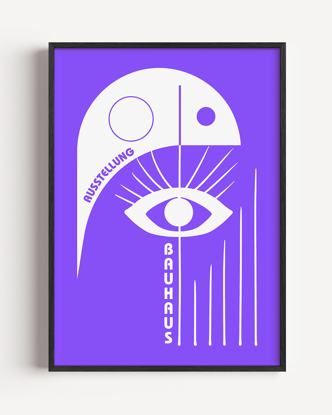 Oog en lijnen Poster