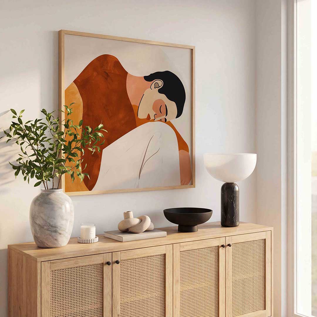Slapende figuur Poster