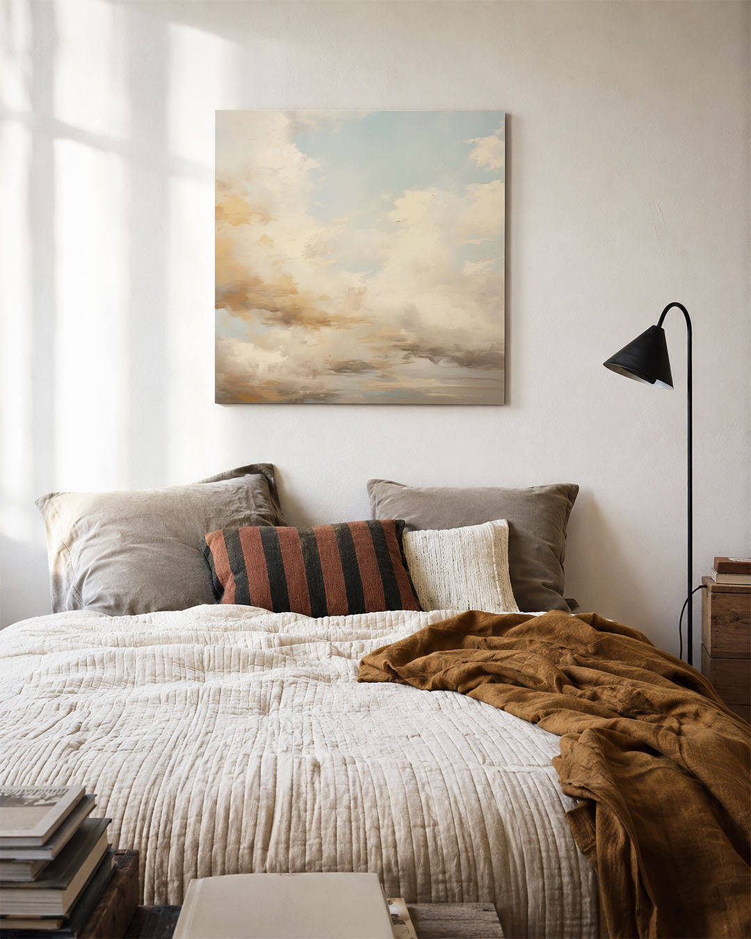 Dromerige wolkenlucht Kunstwerk