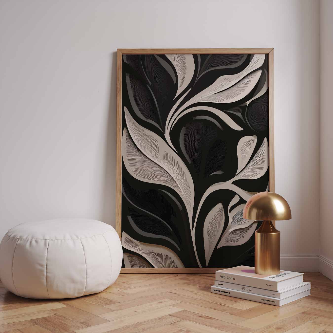 Elegante Botanische Kunstprint Poster-WallArtistic