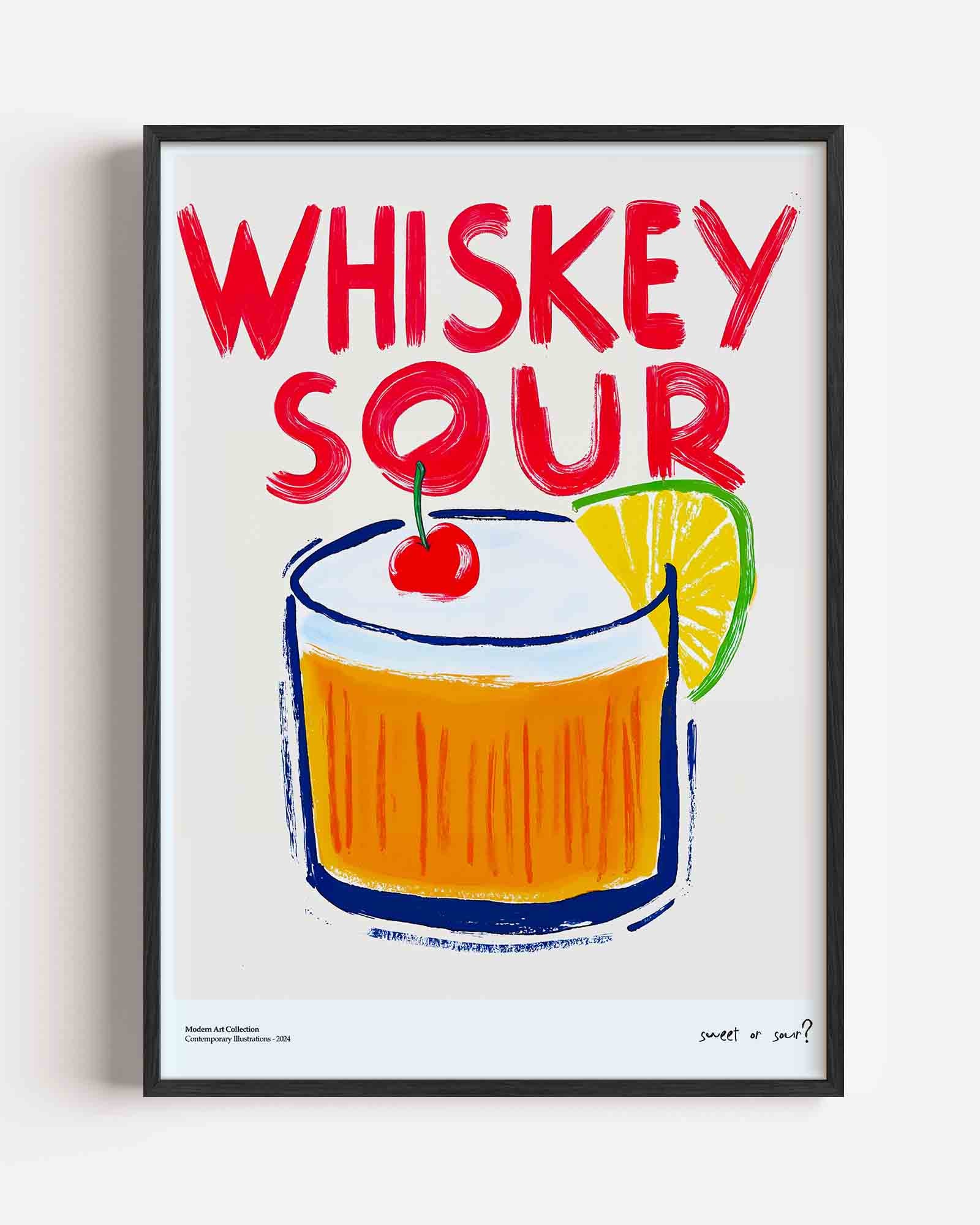 Whiskey sour Poster