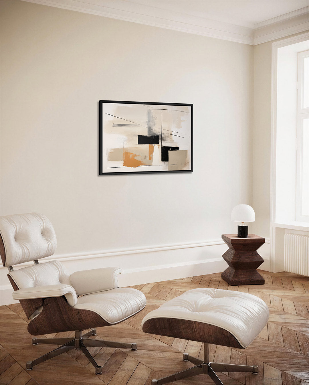 Geometrische lijnen Kunstwerk