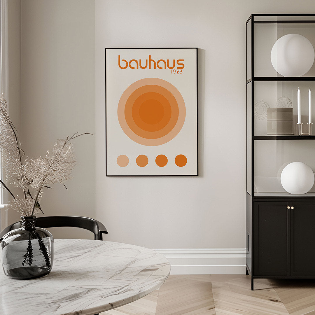 Cirkelvormen en kleur Poster