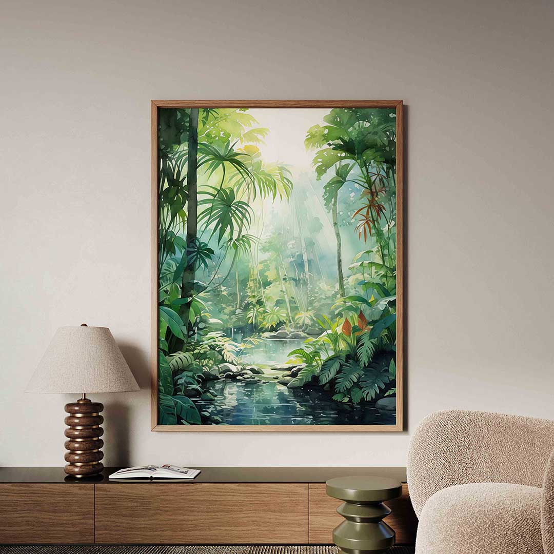 Tropische jungle Poster
