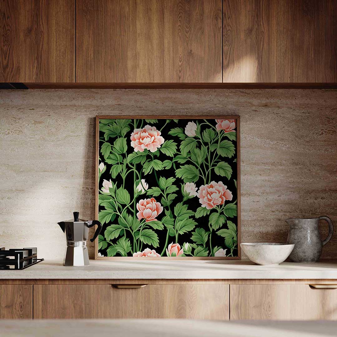 Bloemen en bladeren Poster