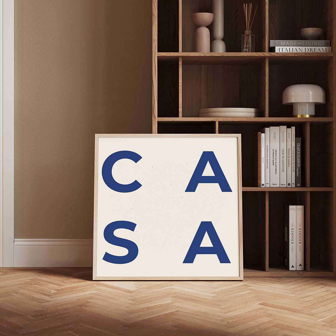Casa letters Poster