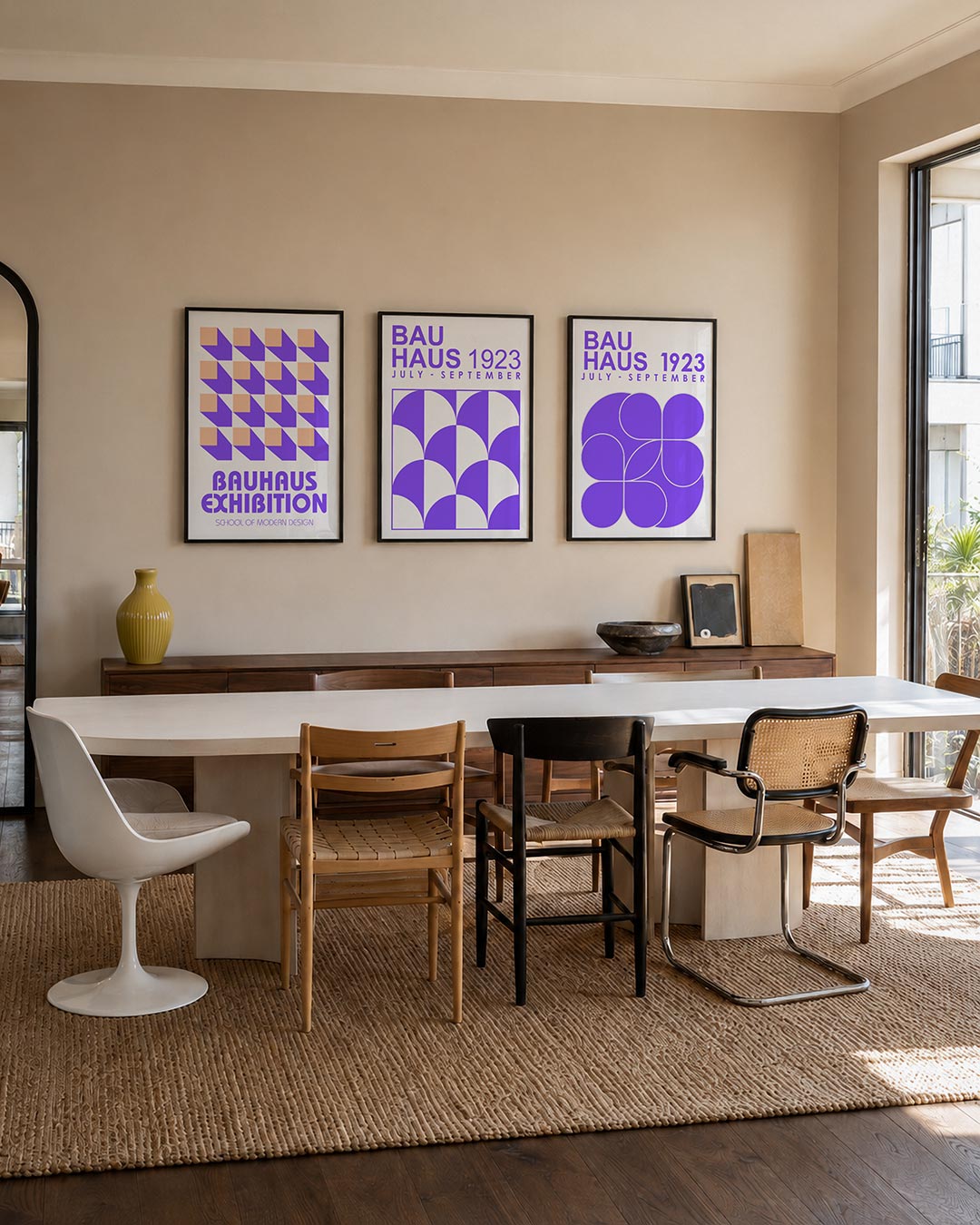 Vorm en schaduw Posterset