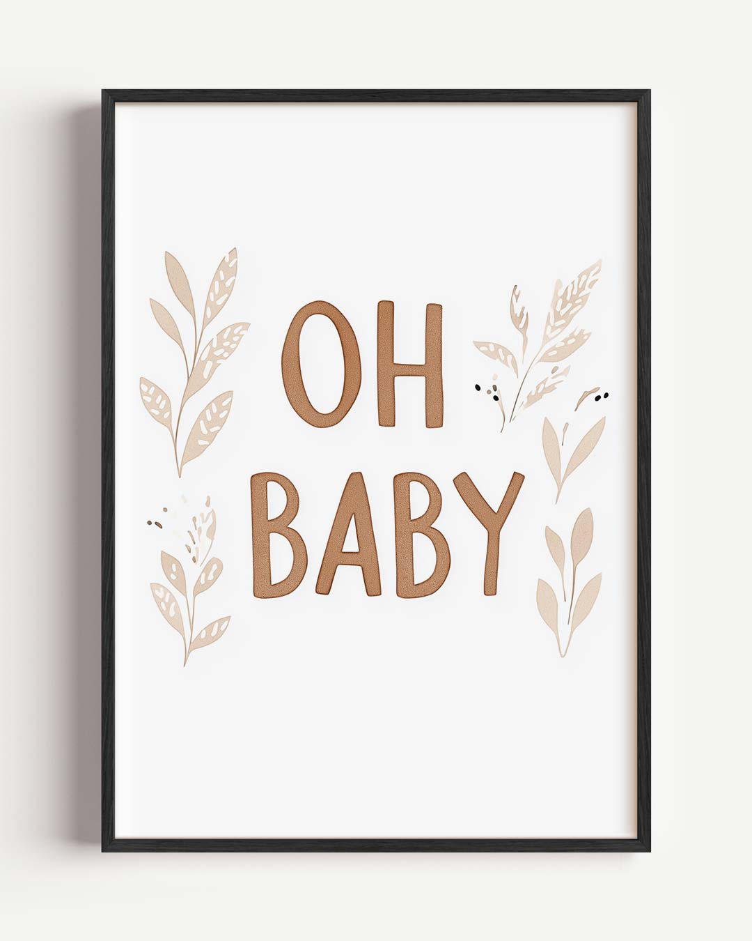 Oh Baby! Botanische Poster-WallArtistic