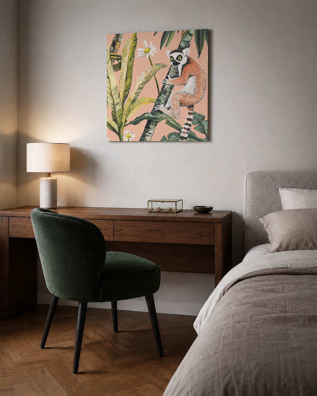 Dierlijke jungle illustratie Kunstwerk