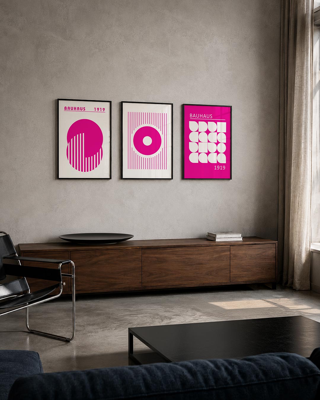 Cirkel en strepen Posterset
