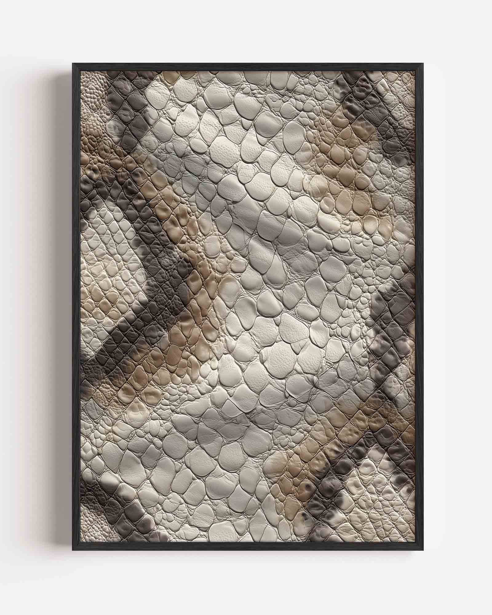 Reptieltextuur Poster