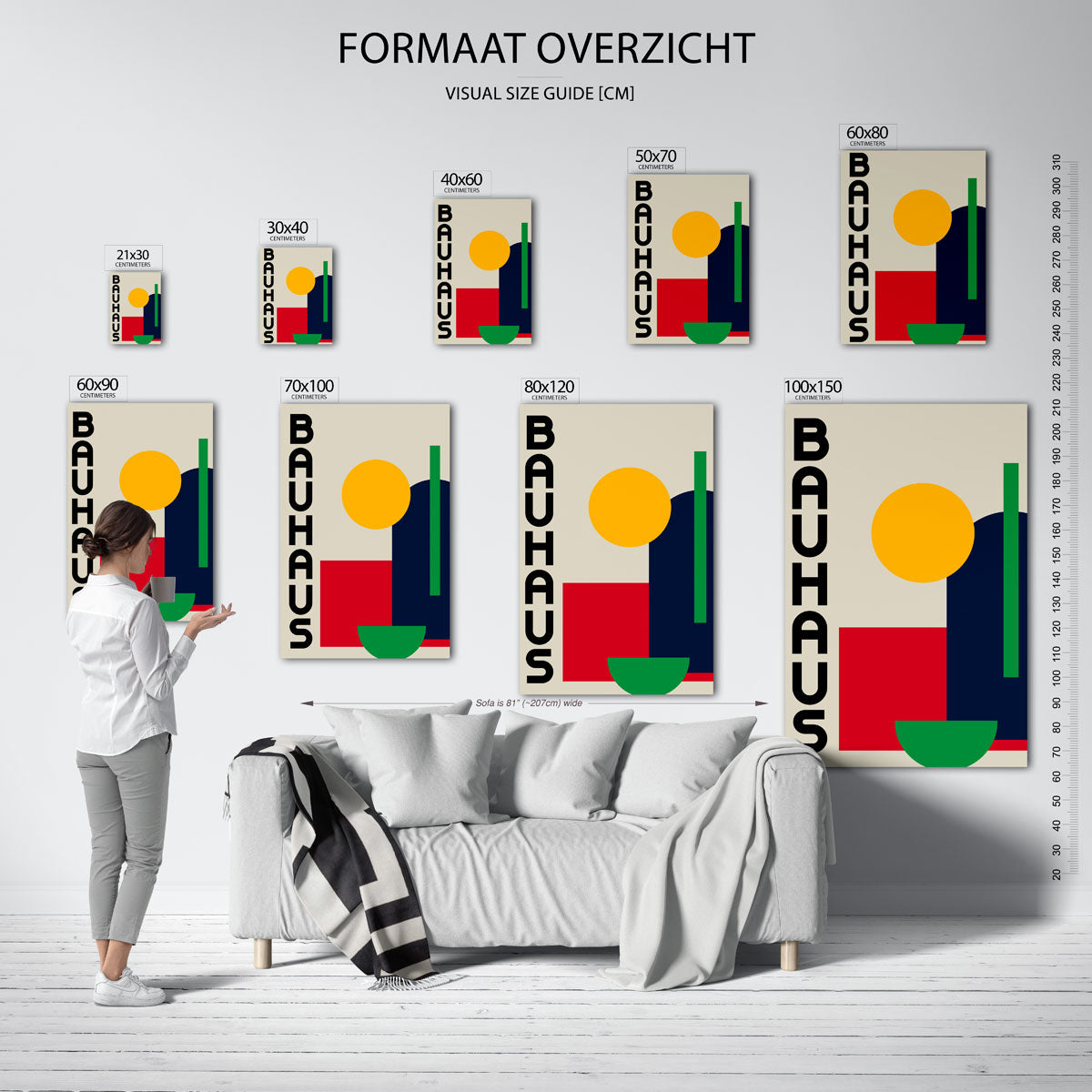Vormen en vlakkenspel Poster