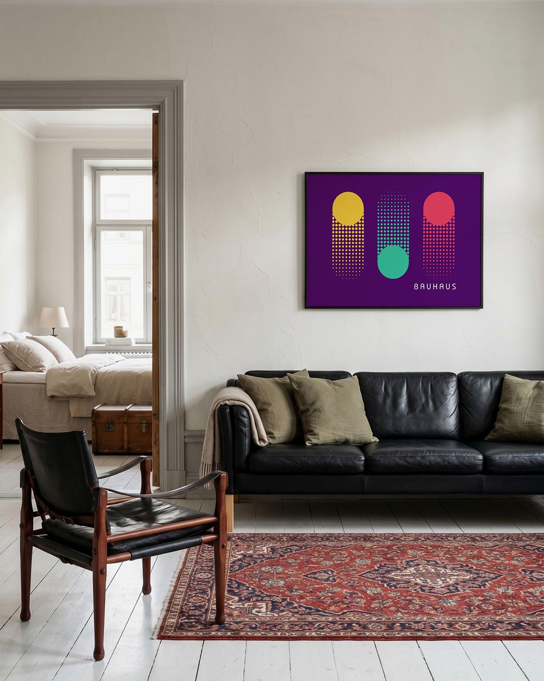 Kleurvlakken en patronen Poster