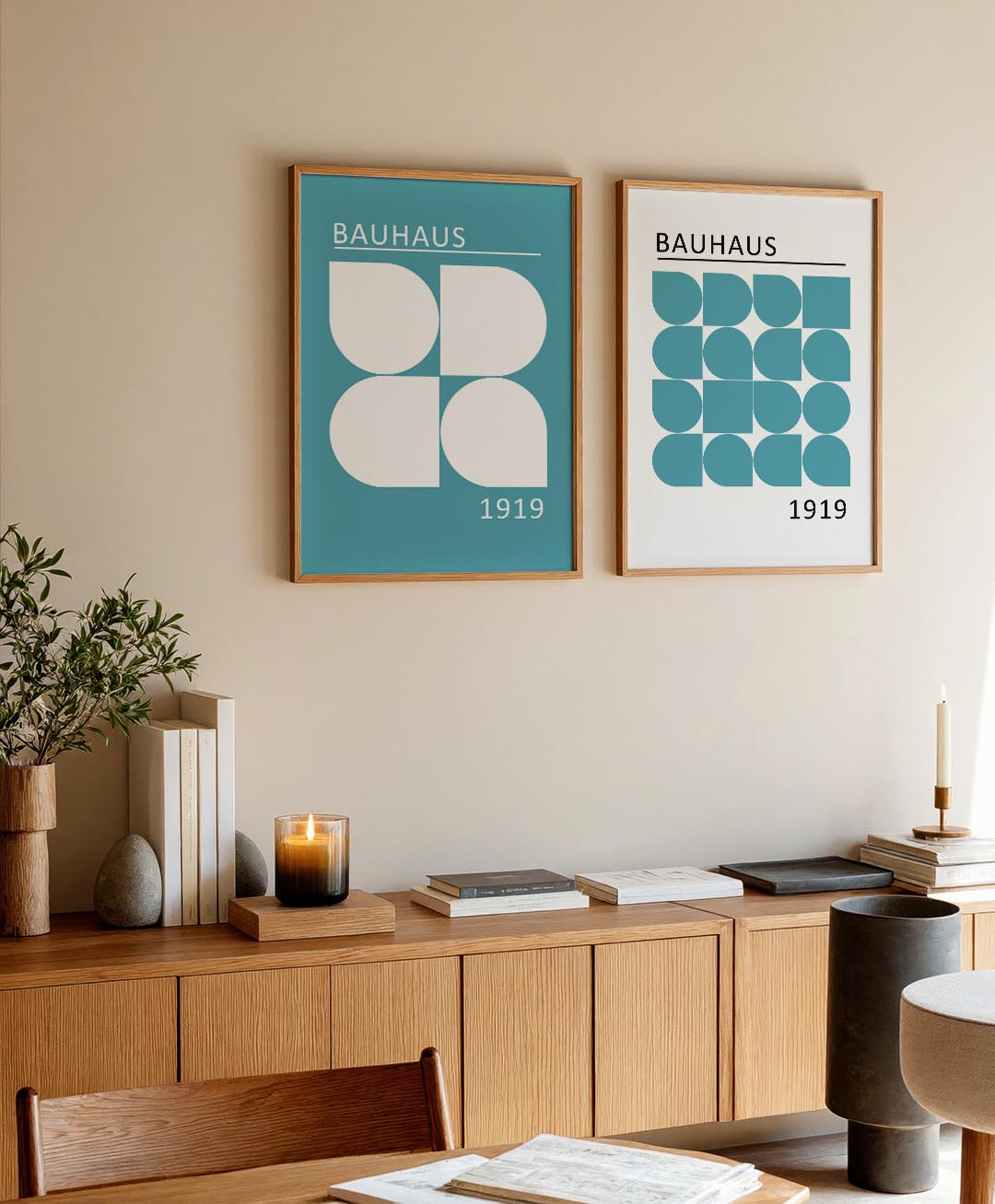 Vormen en vlakken Posterset