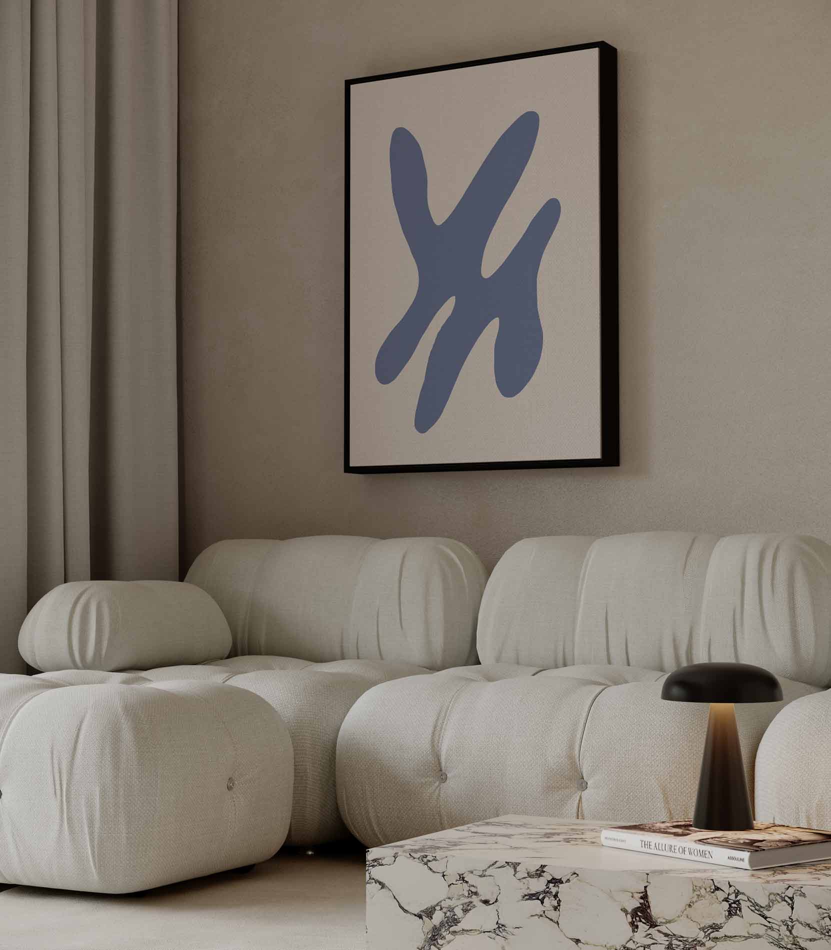 Dans van de Vormen Kunstwerk-canvas-dibond-plexiglas-wanddecoratie-WallArtistic