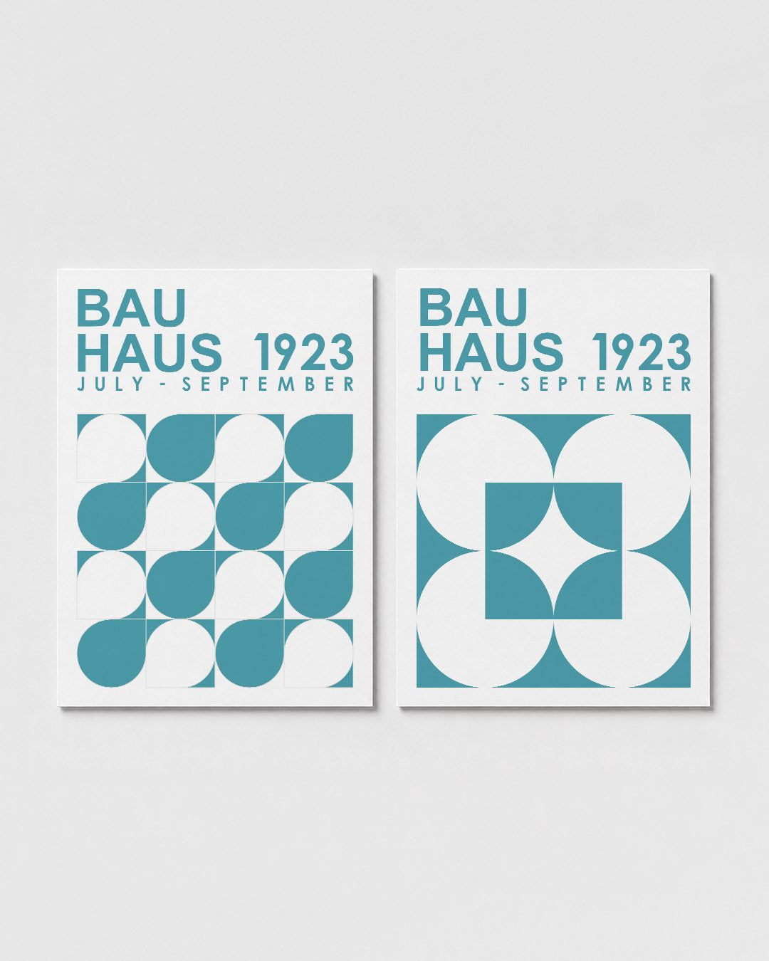 Vorm en kleurenspel Posterset