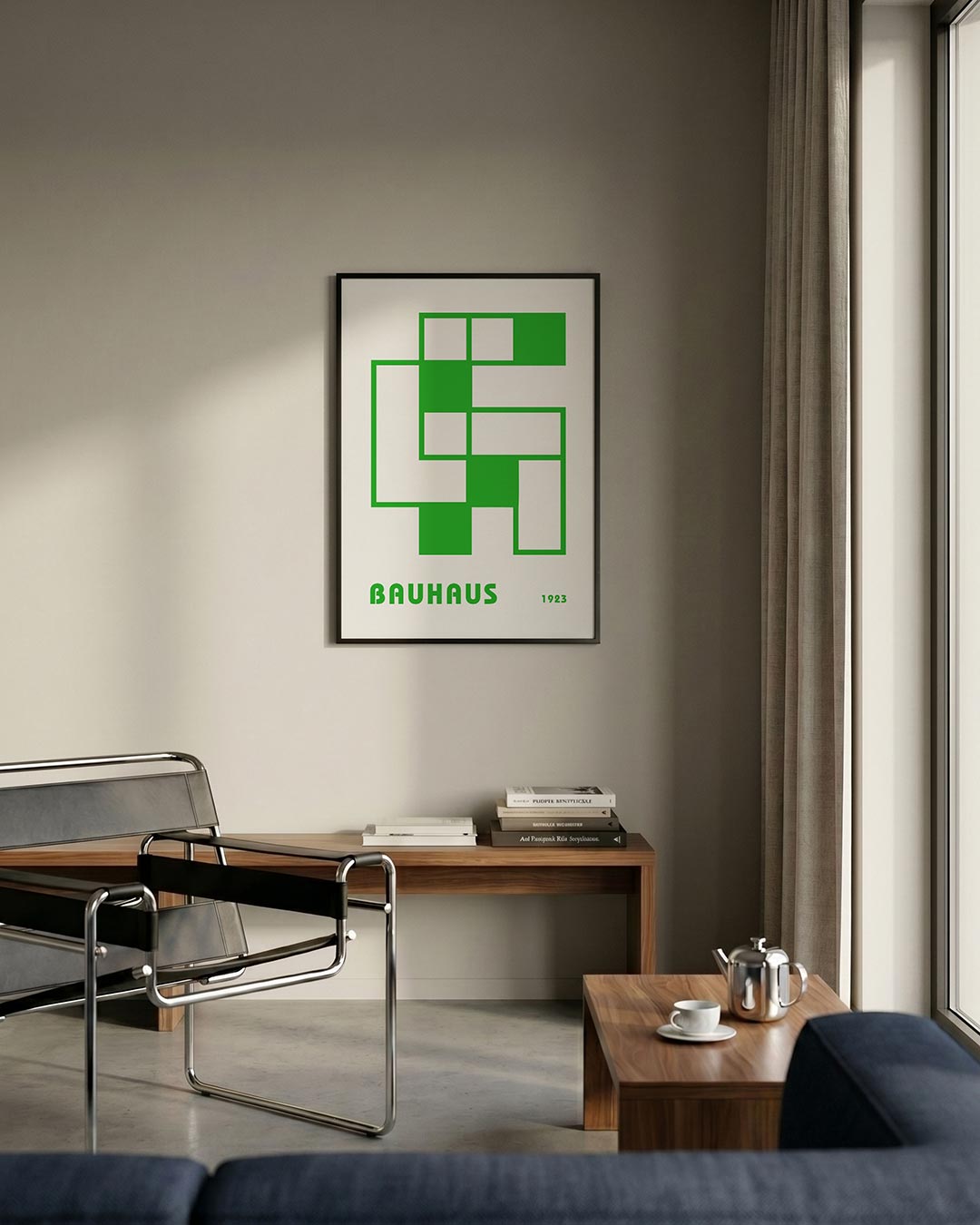 Groene vlakstructuur Poster