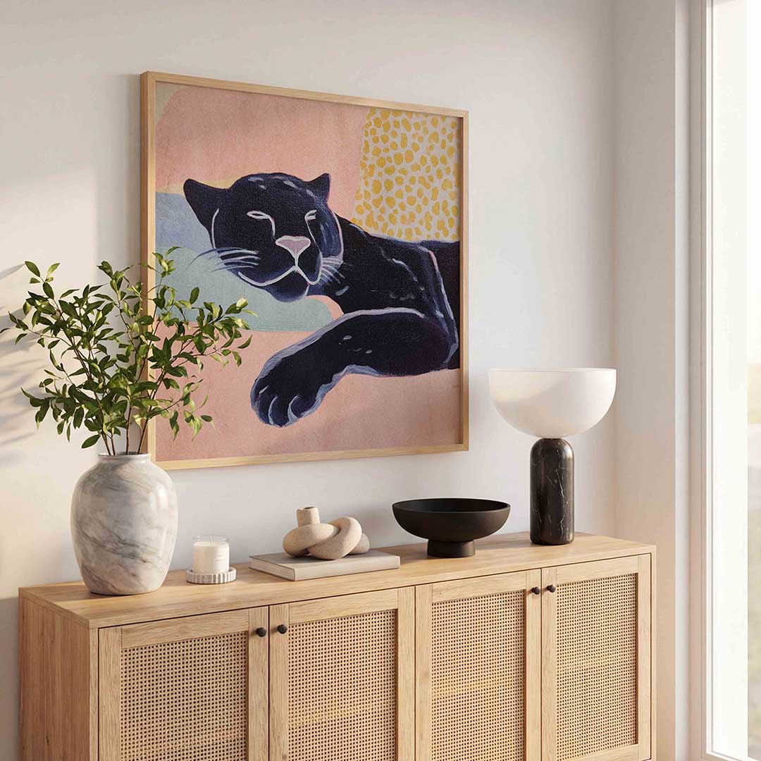 Slapende panter Poster