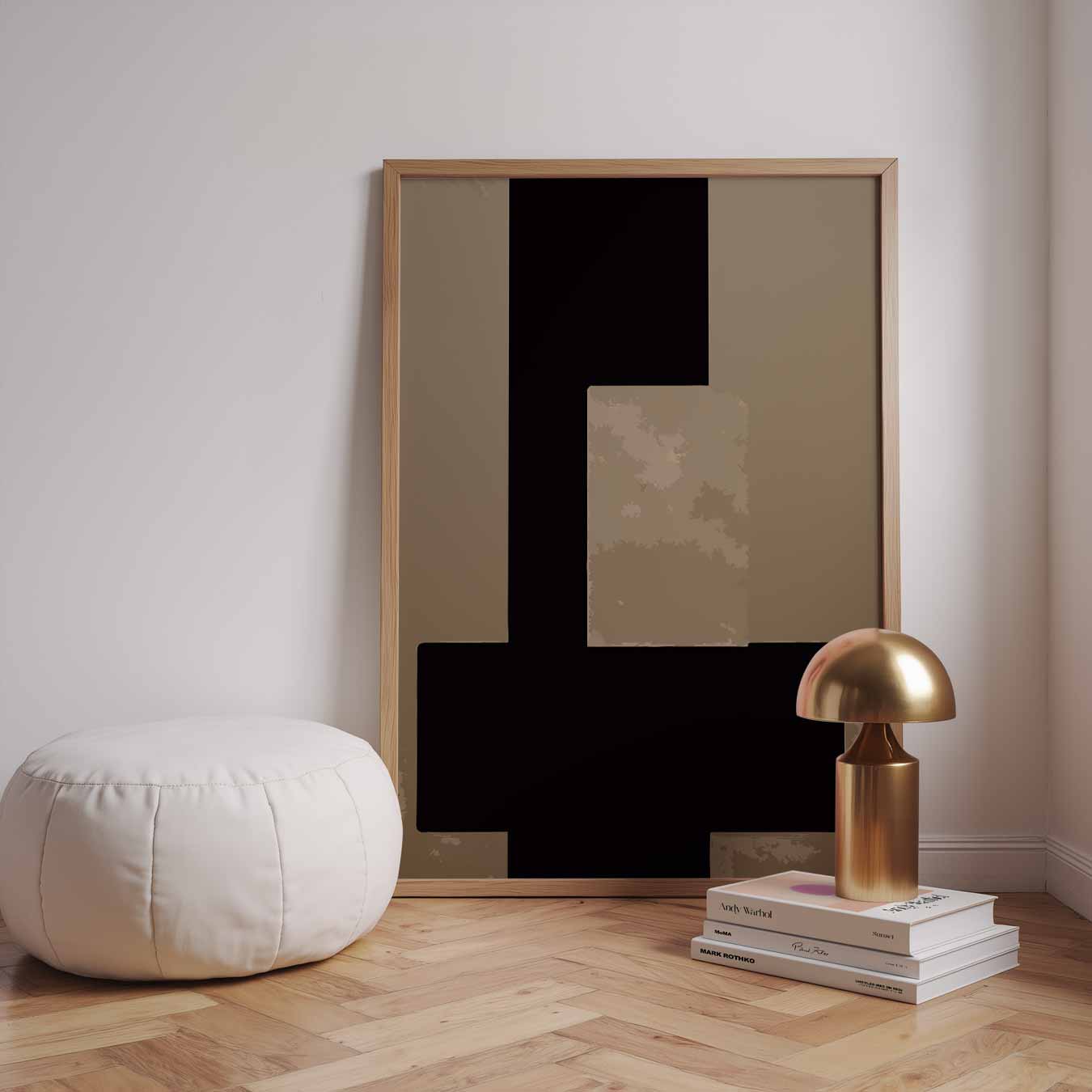 Stijlvolle Geometrische Vorm Poster-WallArtistic