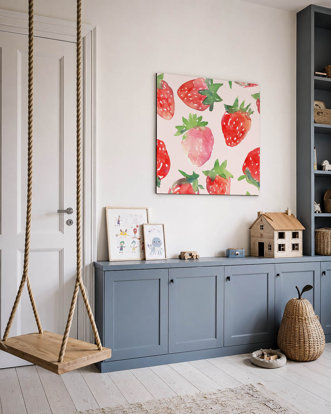 Aardbeienpatroon Kunstwerk