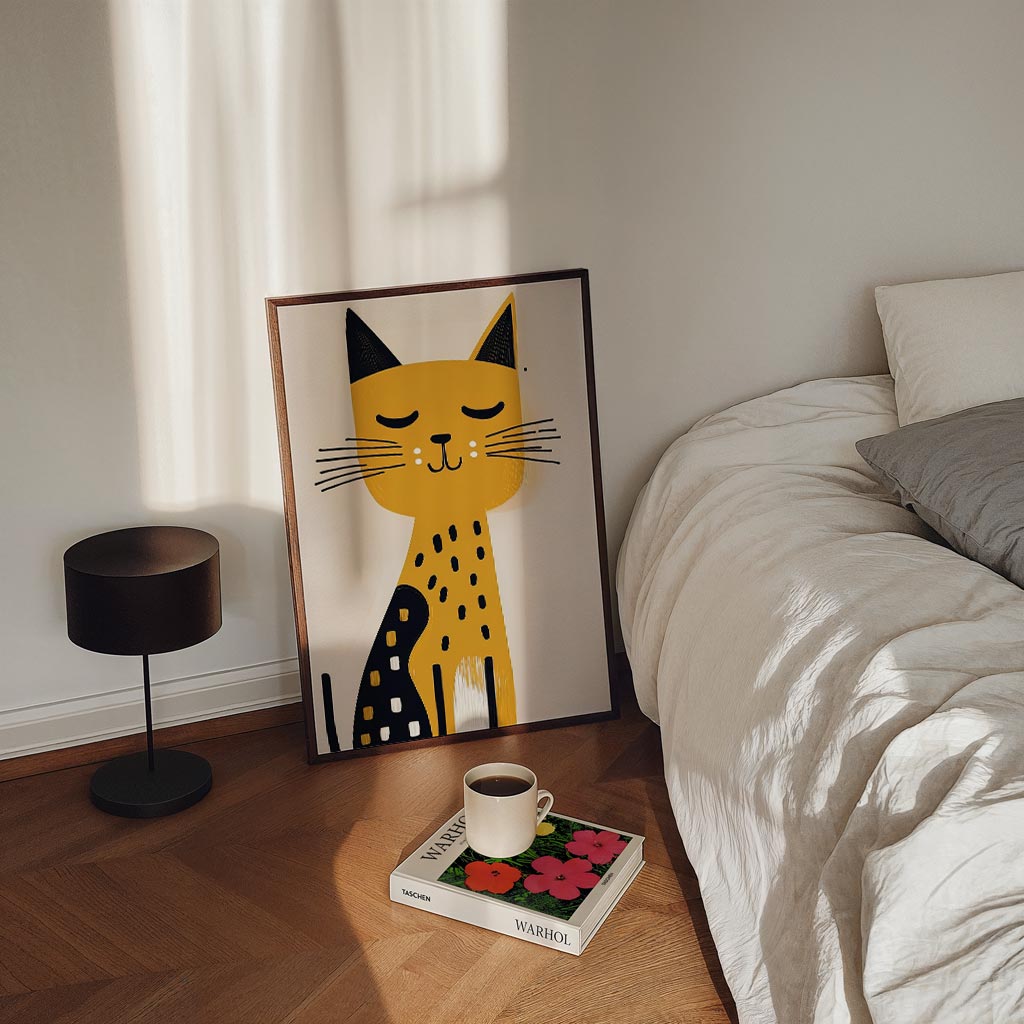 Slapende Kattenposter-WallArtistic