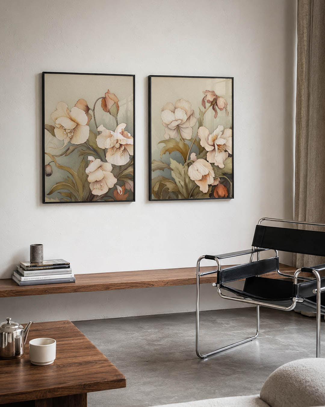 Bloemrijke sereniteit Posterset