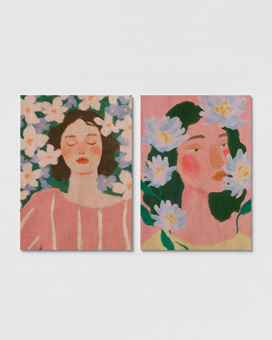Bloemen en rust Posterset