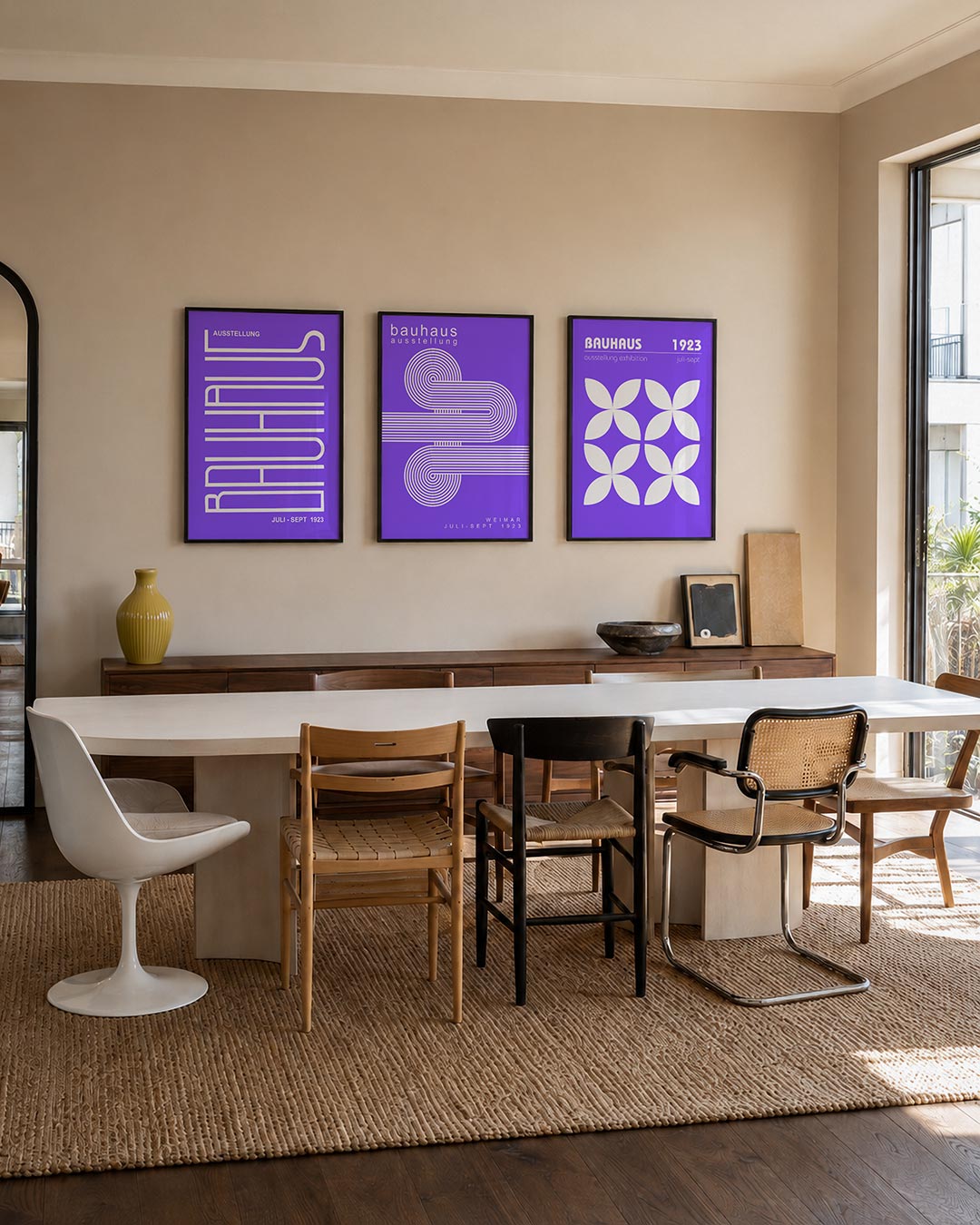 Lijnen en kleurvlakken Posterset