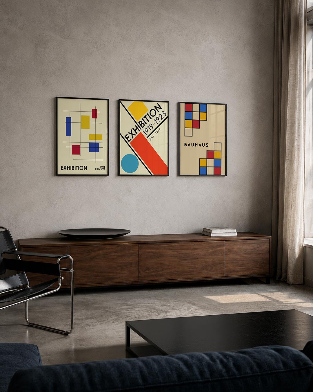 Kleur en lijnenspel Posterset