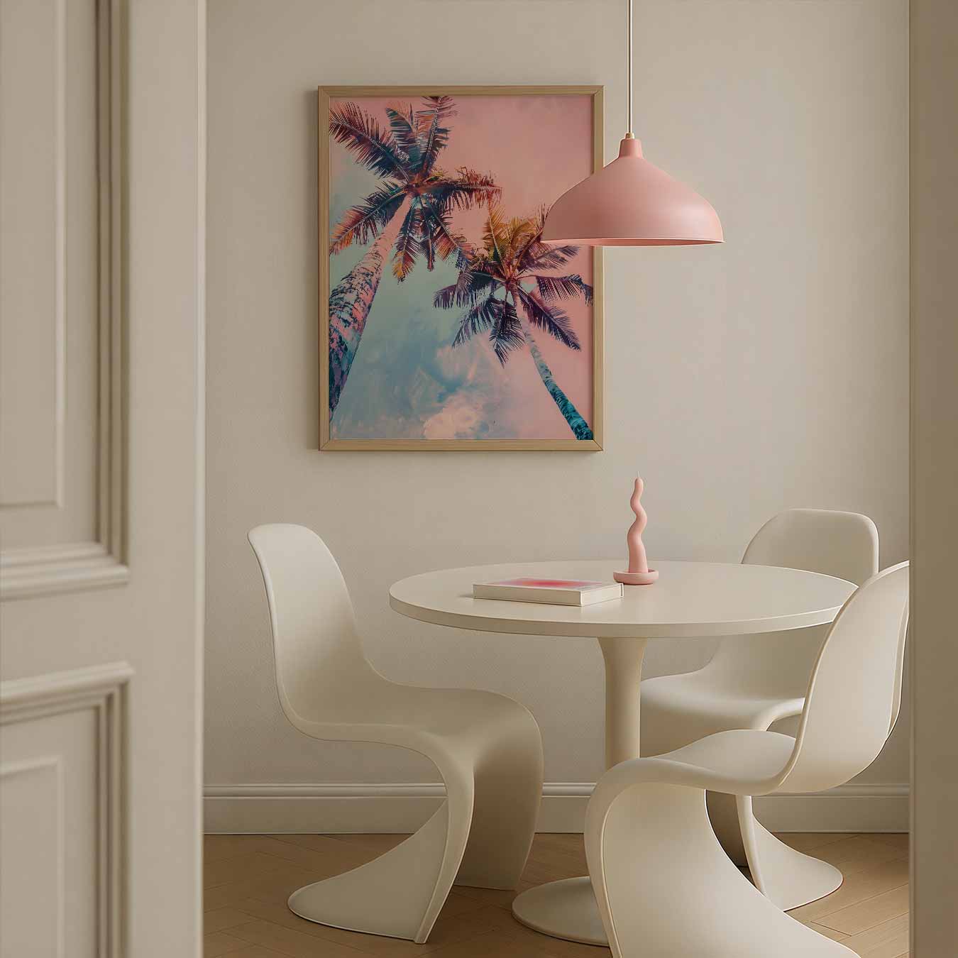 Tropische Palmboom Droom Poster-WallArtistic