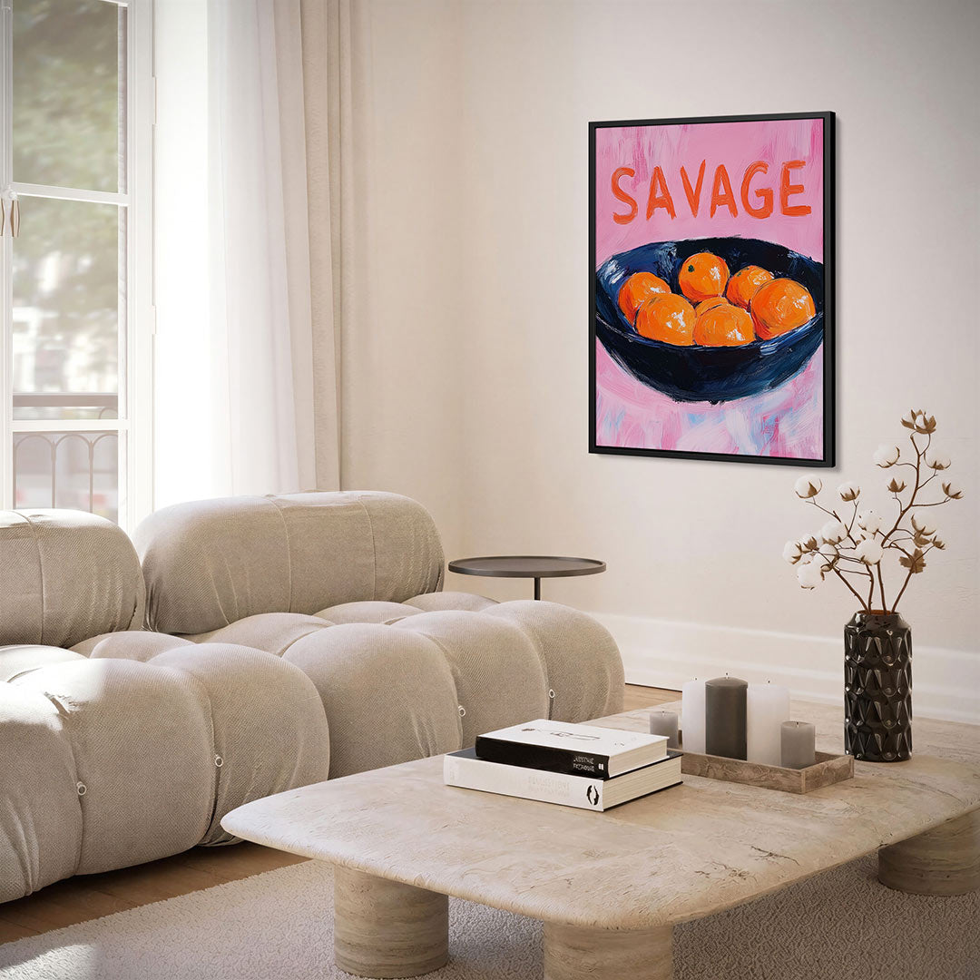 Fruit in krachtige kleuren Kunstwerk