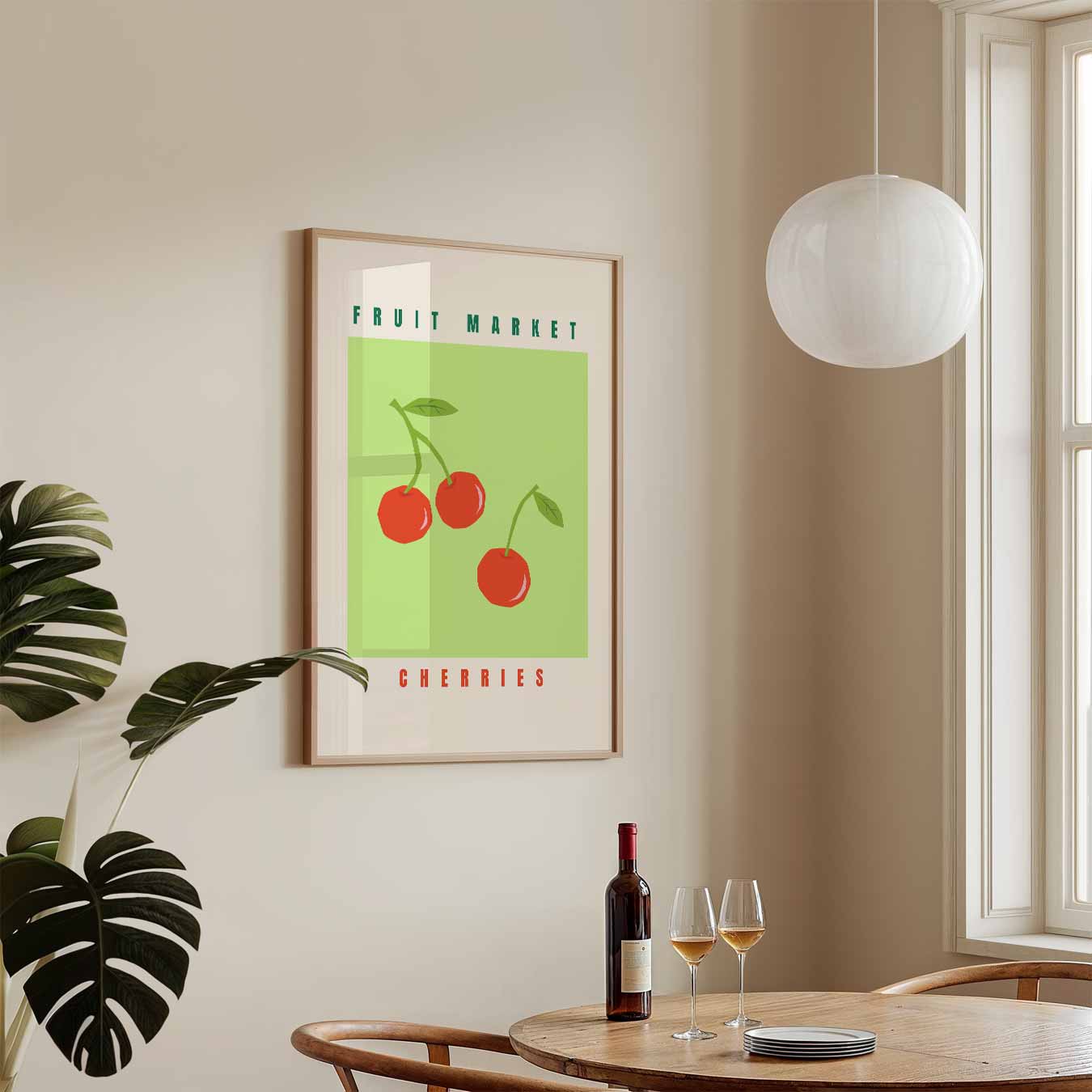 Fruitsige Kersen Poster-WallArtistic