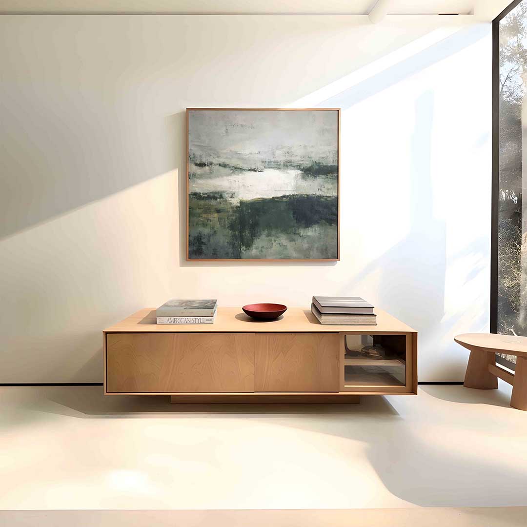 Abstracte landschap Poster