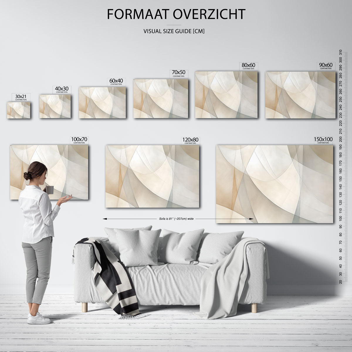 Abstracte vormen Poster