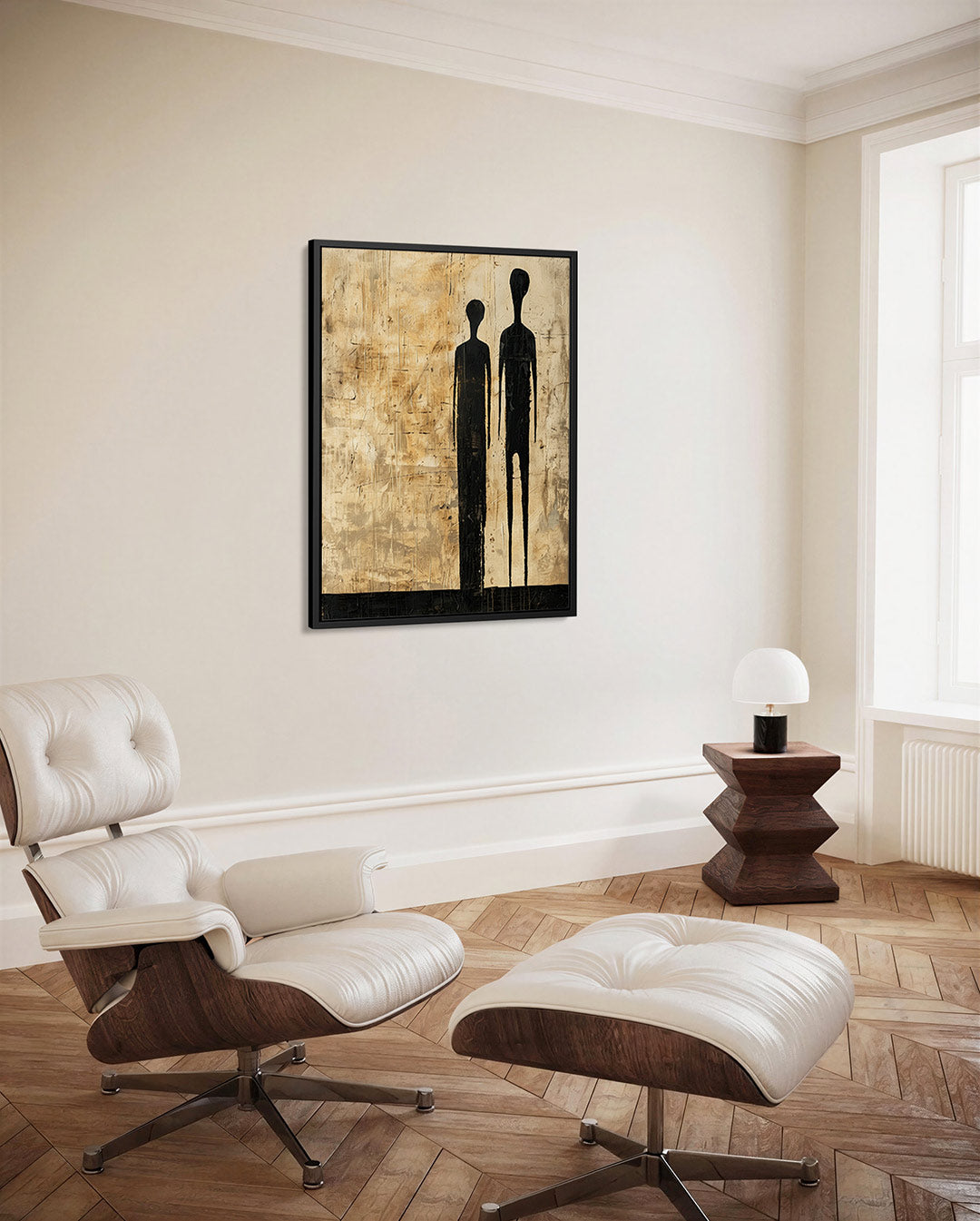 Figuratieve silhouetten Kunstwerk