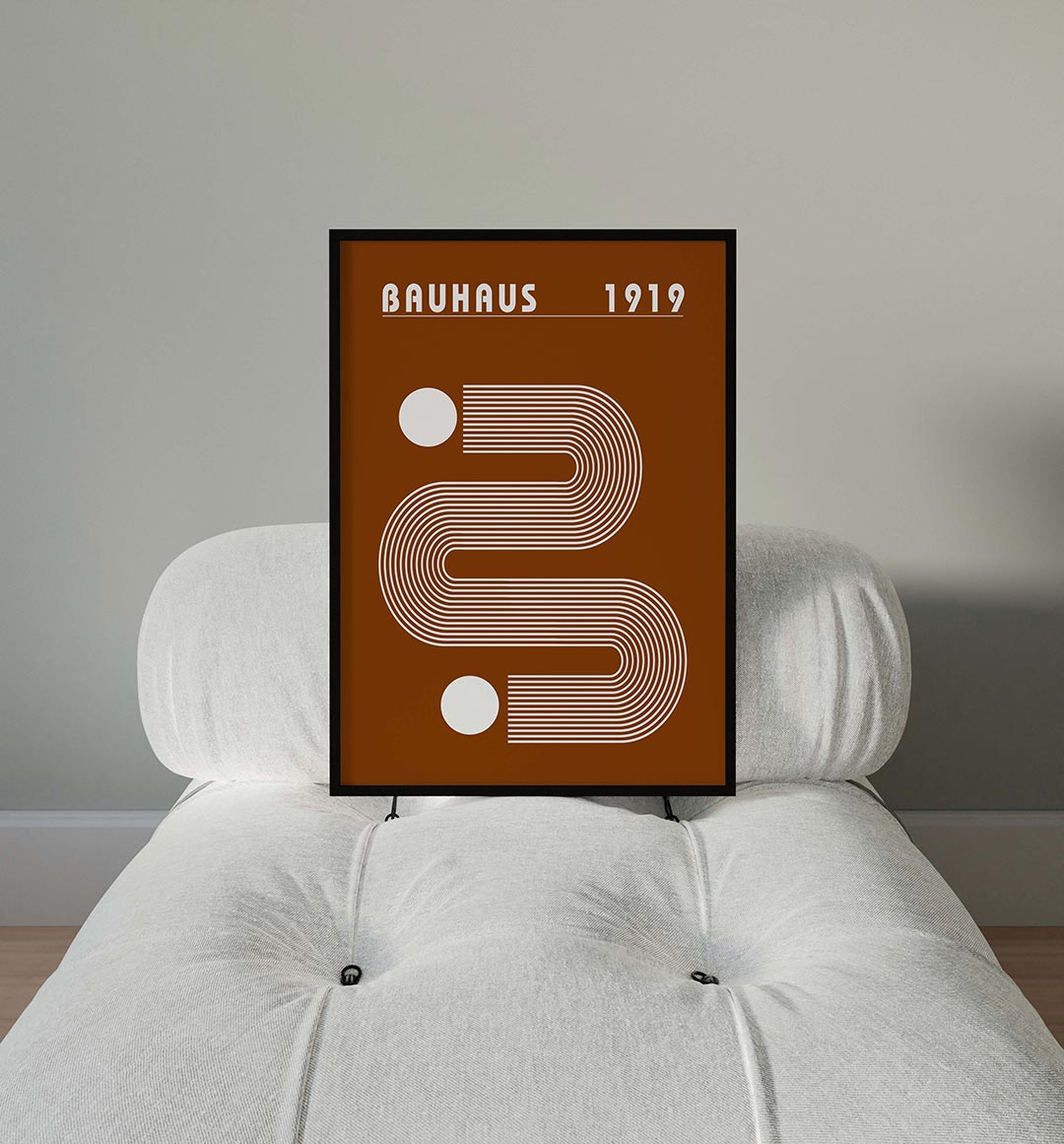 Lijnritme en vormen Poster
