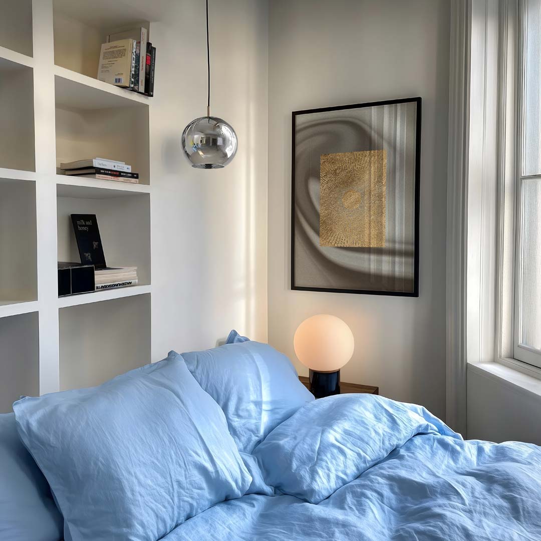 Stralende Gouden Zon Wanddecoratie Poster-WallArtistic