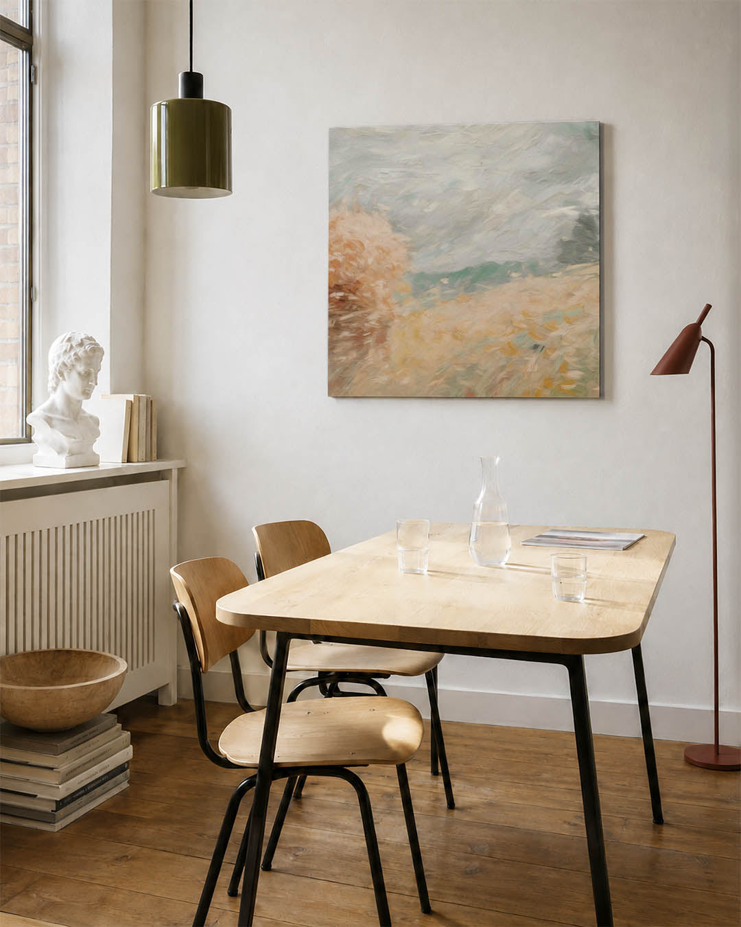 Dromerige landschapstinten Kunstwerk