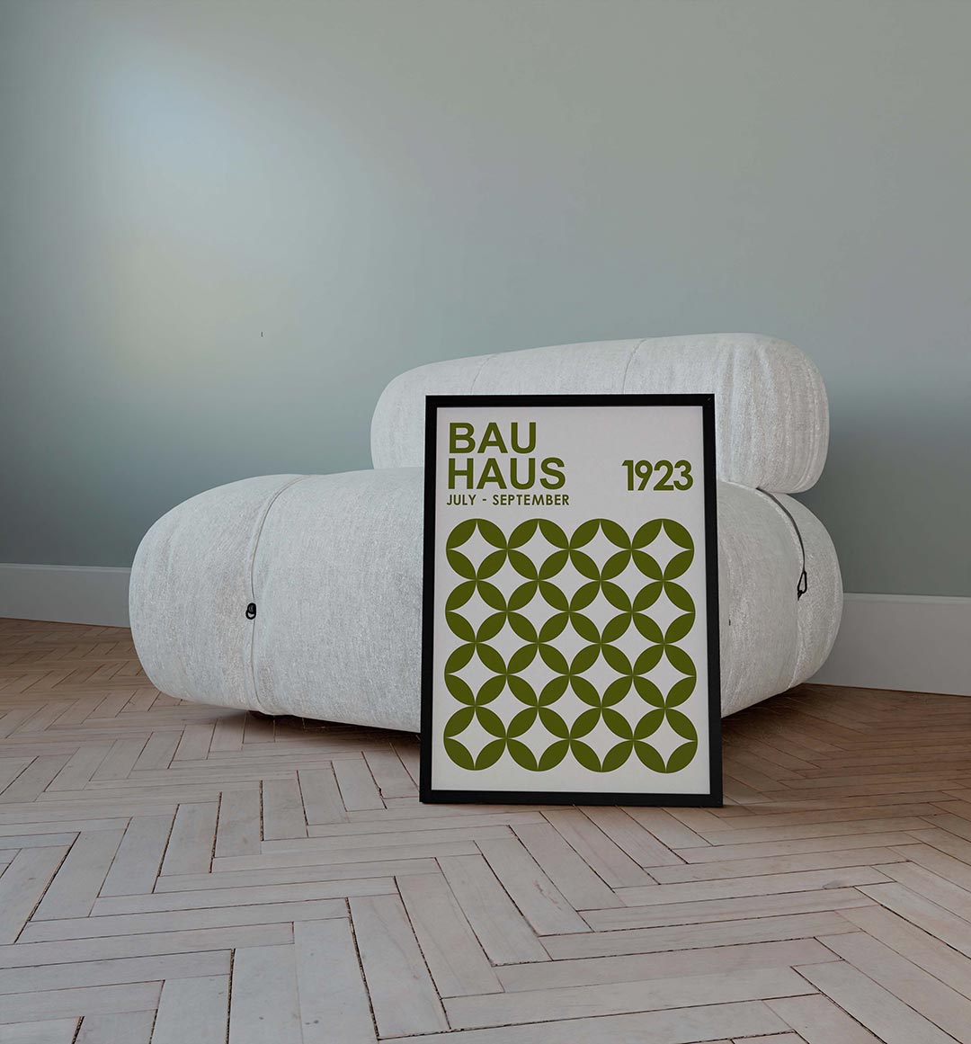 Cirkelpatroon ritme Poster