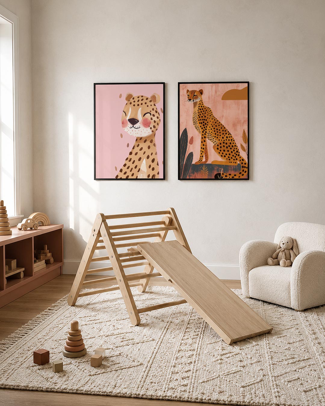 Vrolijke dierenportret Posterset