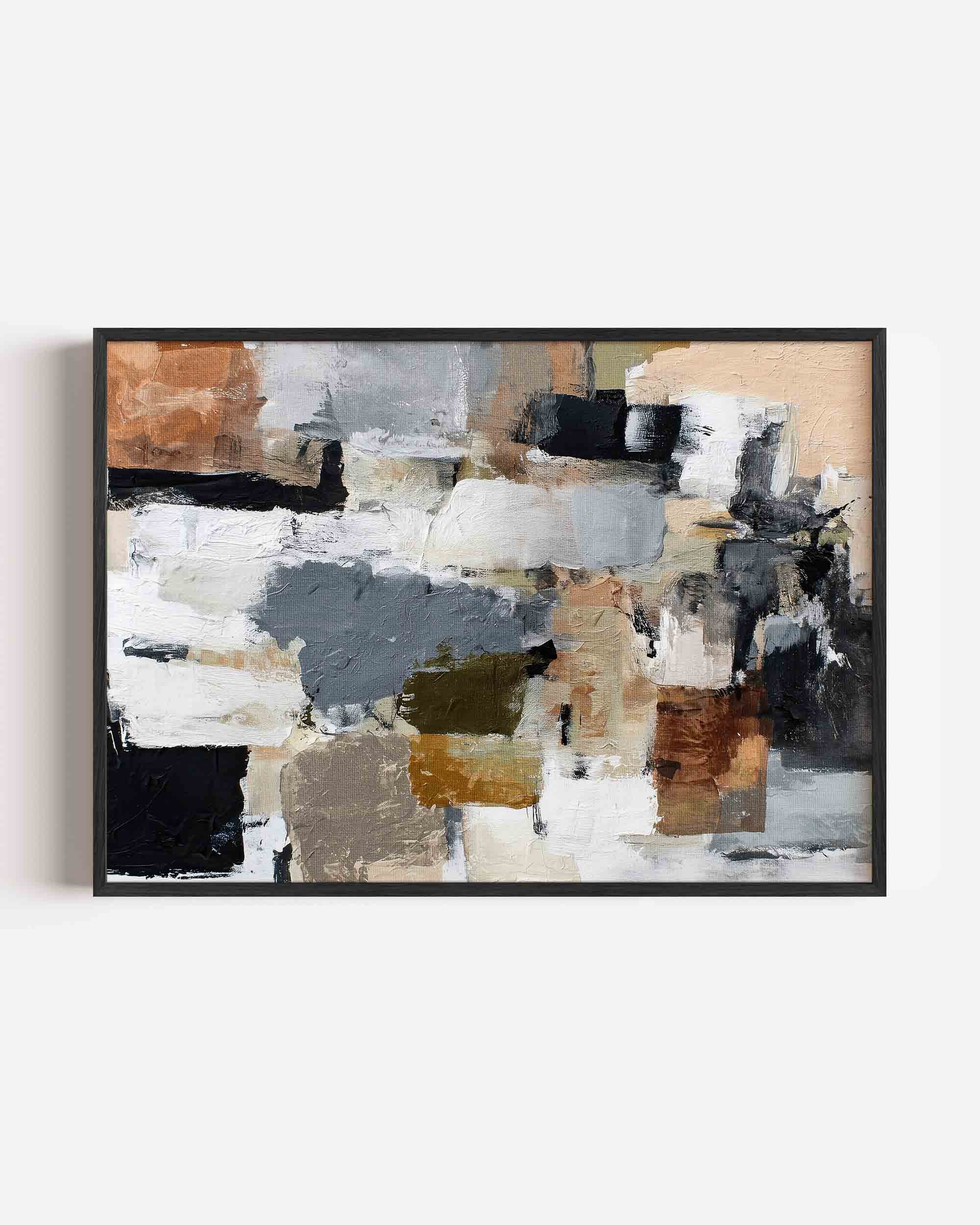 Abstracte vormen Poster