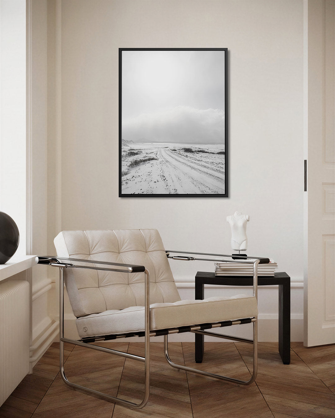 Rustige winterlandschap Kunstwerk