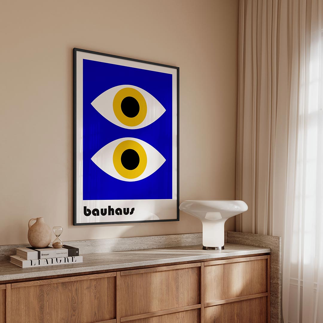 Oogvormen en kleur Poster