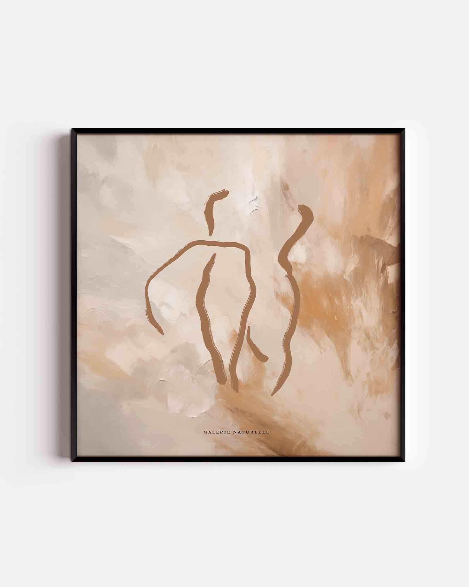 Abstracte figuren Poster