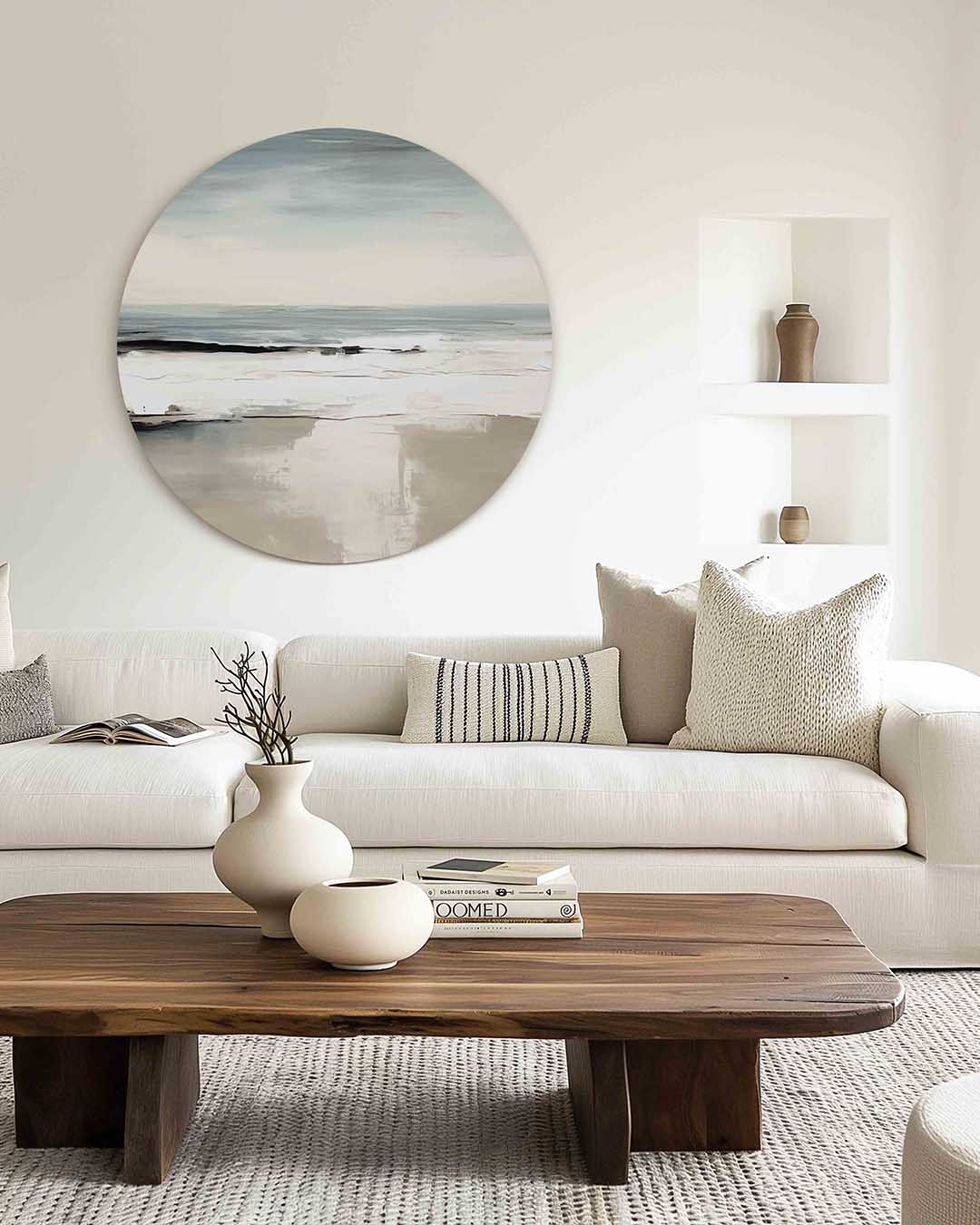 Strand en zee Muurcirkel