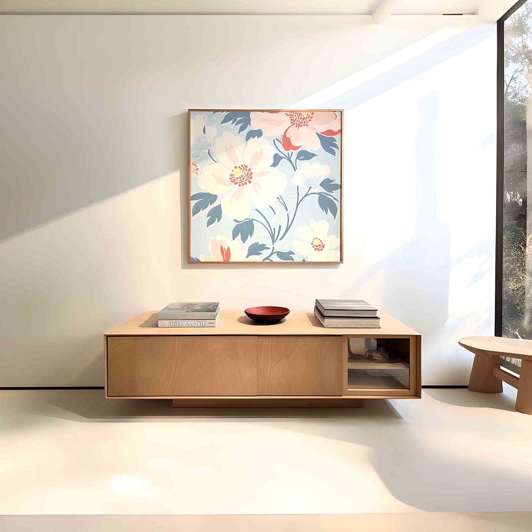 Bloemen en bladeren Poster